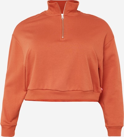 Levi's® Plus Sweatshirt 'PL Cosmo 1/4 Zip' em vermelho claro, Vista do produto