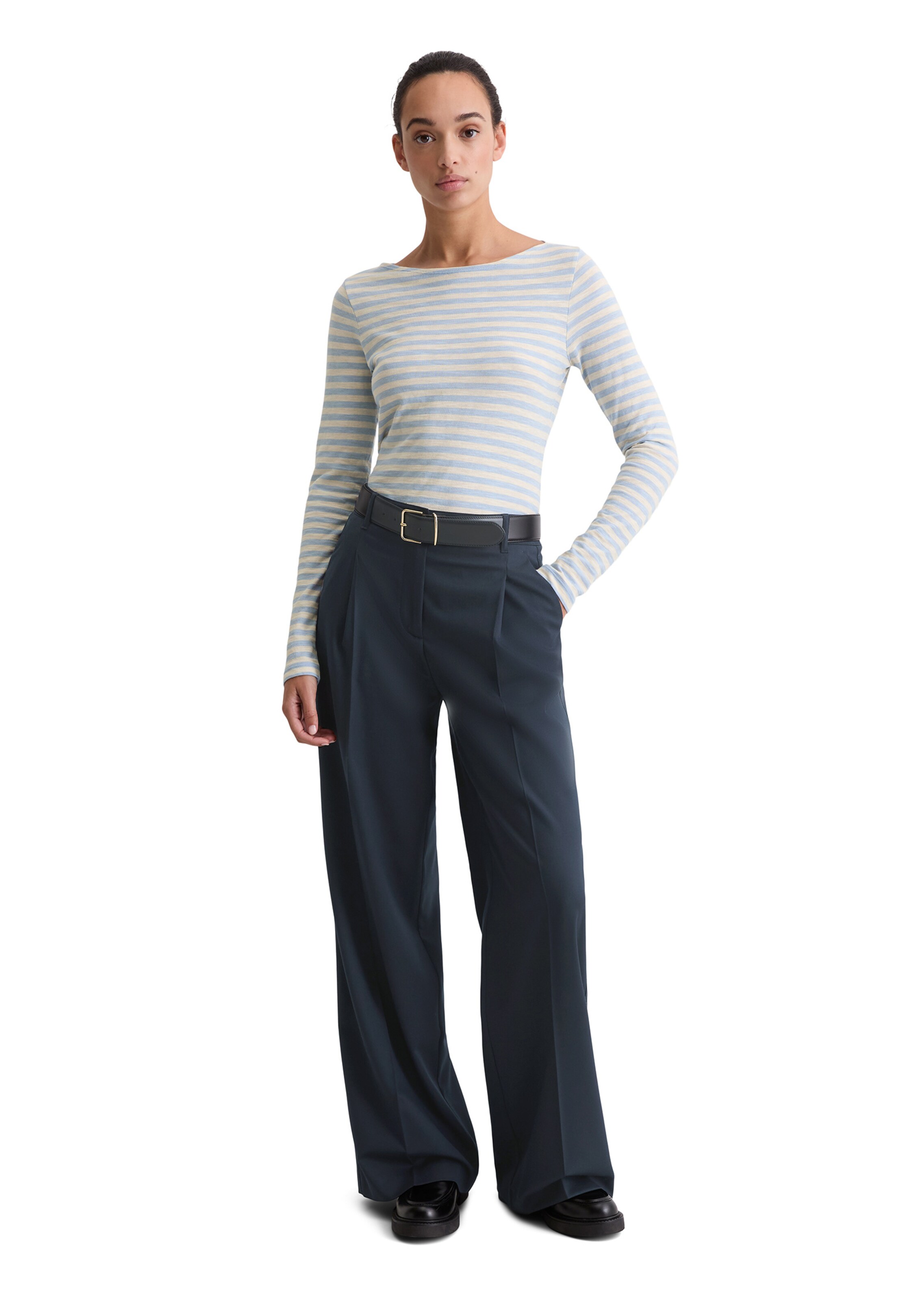 Marc O'Polo Shirt 'Essential' in Blau