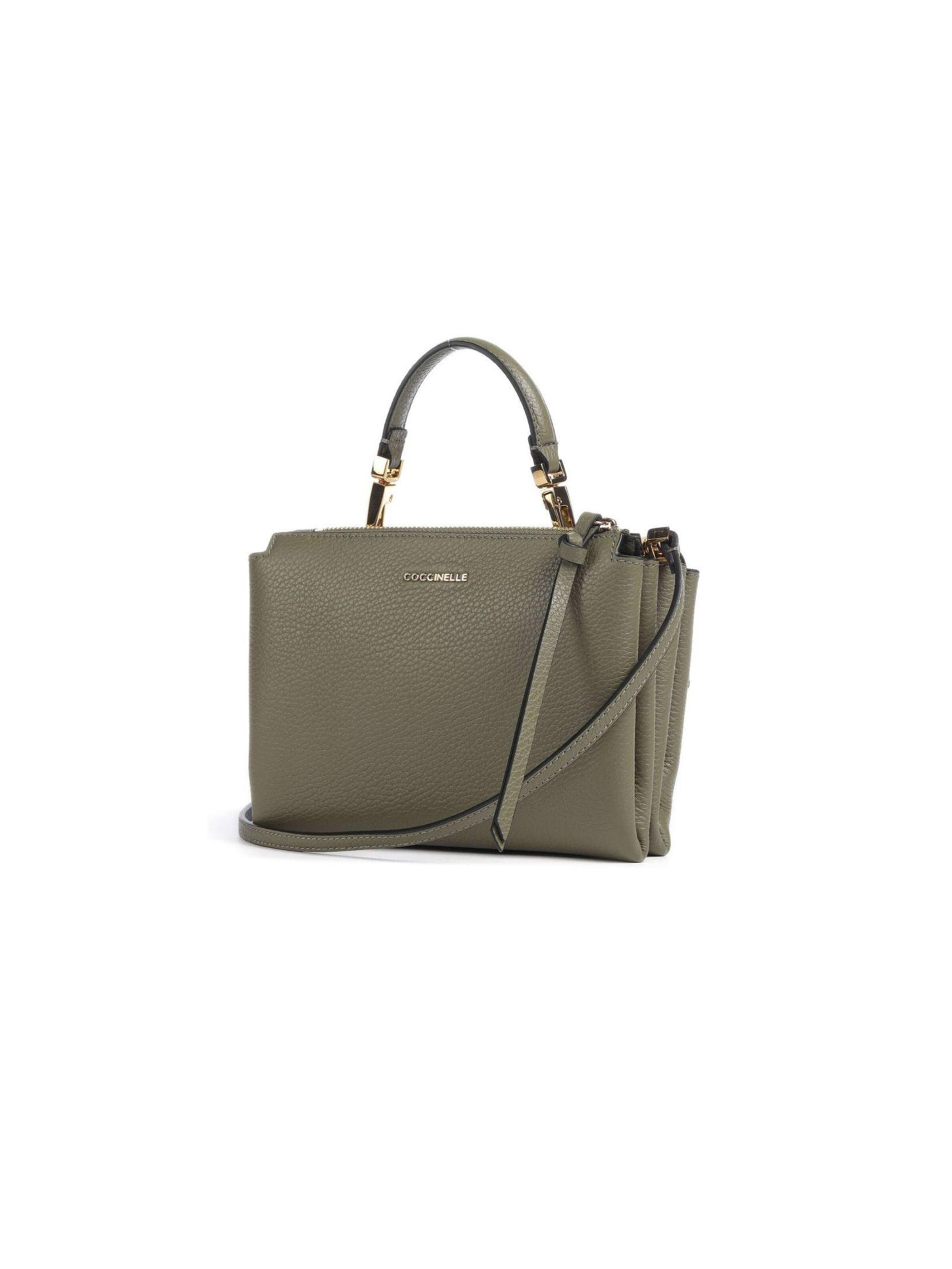 Coccinelle Umhängetasche 'Arlettis Handbag Grained Leather'‌‌‌‌‌‌‌‌‌ in Grün