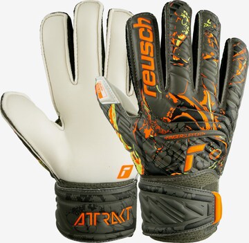 REUSCH Torwarthandschuhe 'Attrakt Solid Finger Support' in Grün: predná strana