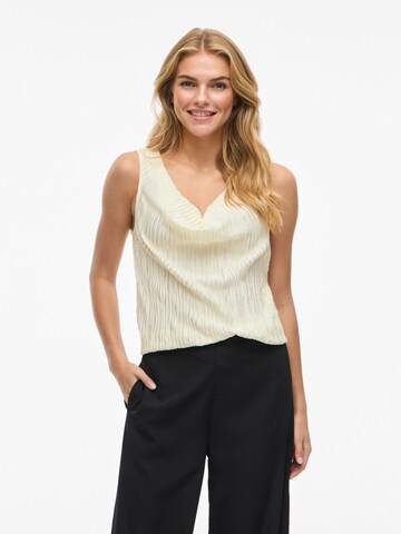 VILA - Top en beige: frente