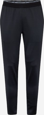 4F Slimfit Sportovní kalhoty – černá: přední strana