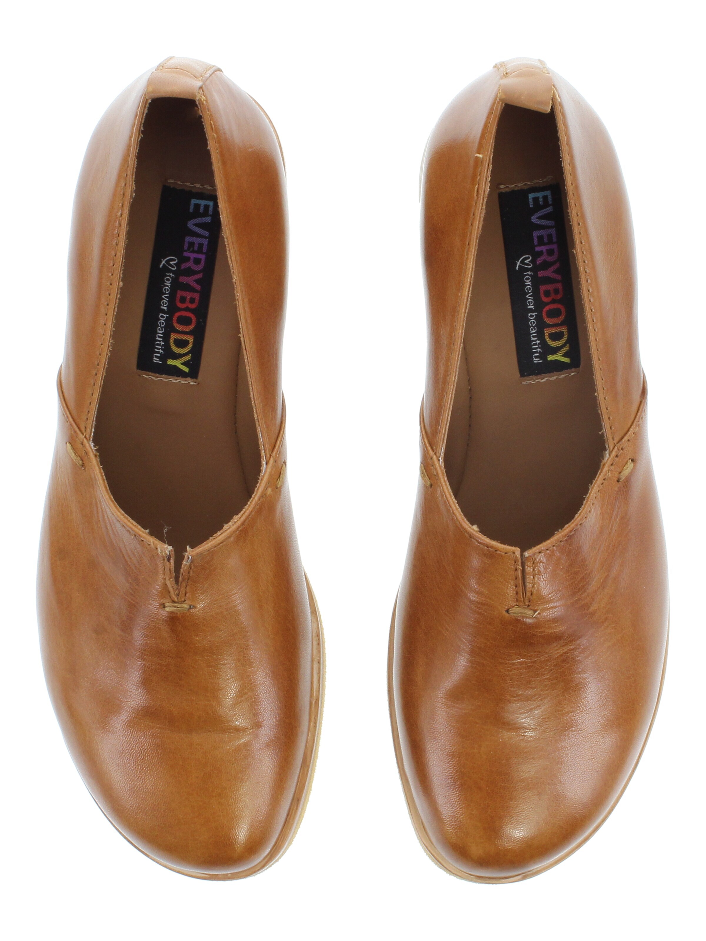 Everybody Classic Flats 'MELONE - moderner Sacchetto Slipper' in Brown