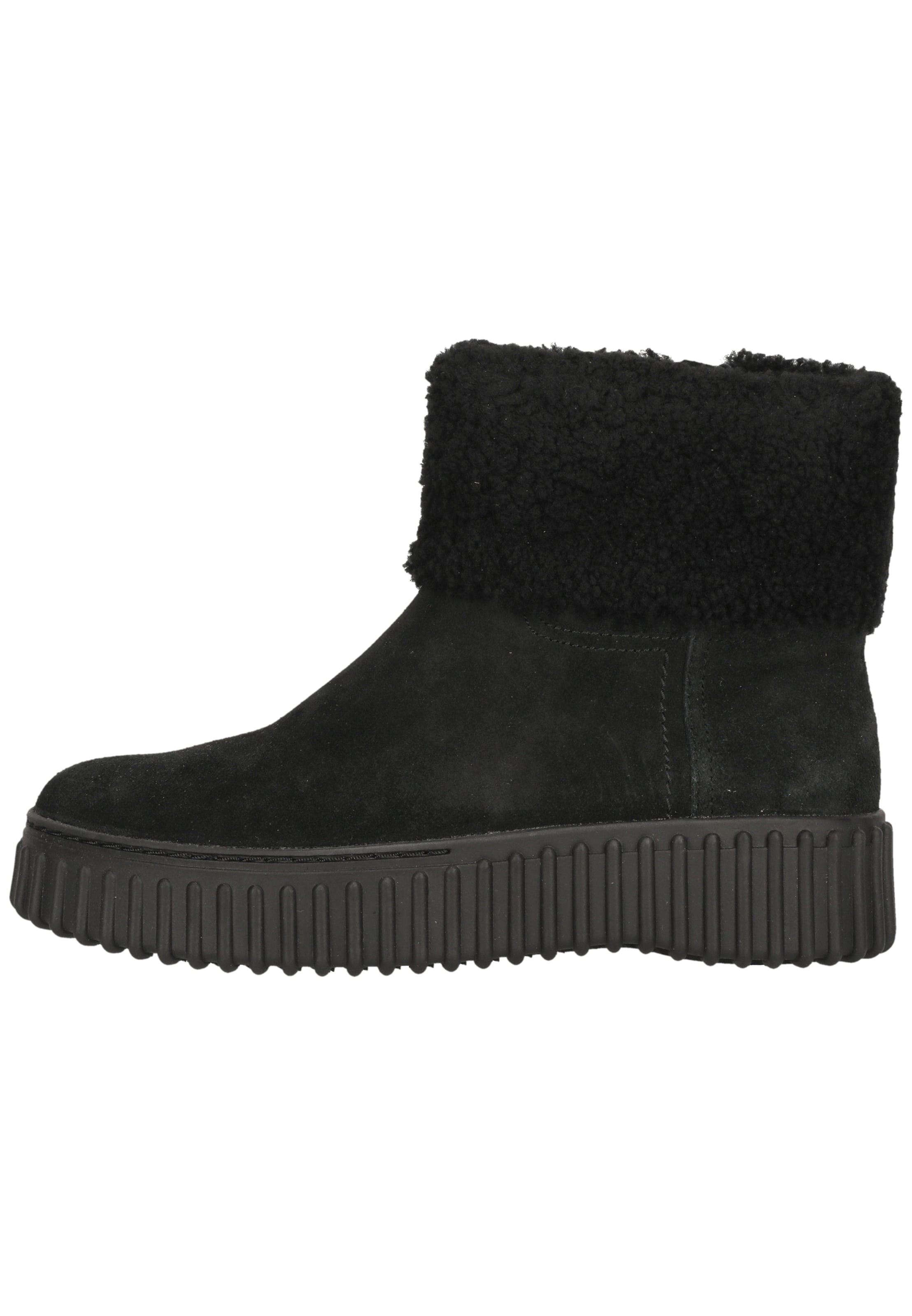 CLARKS Snow boots 'Torhill Turn Black WLined' in Black