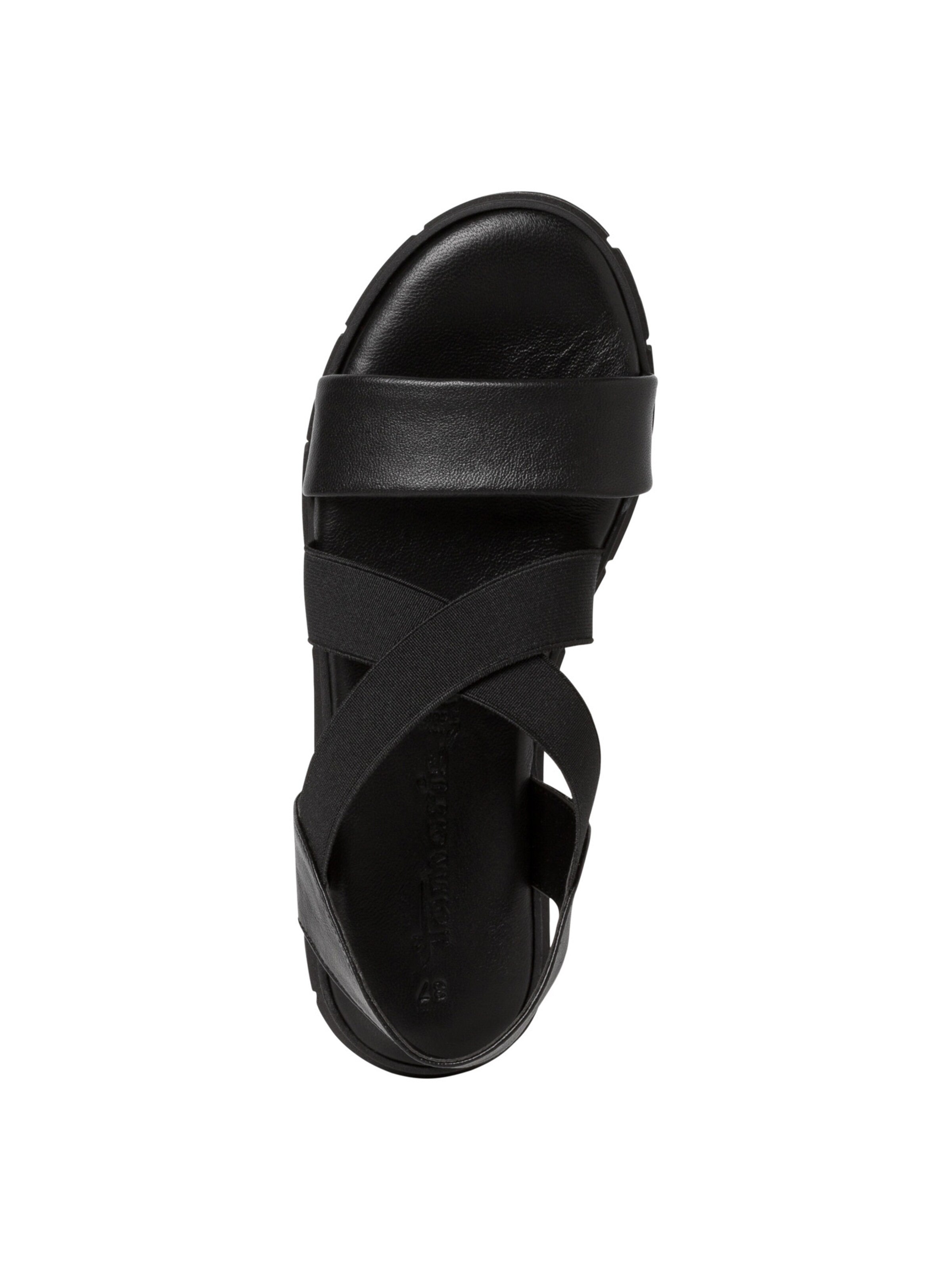 Tamaris Sandalen met riem in Zwart