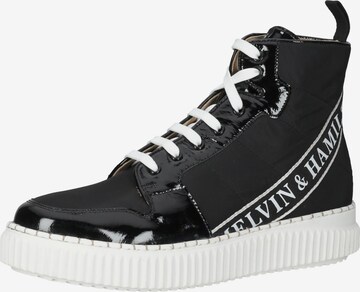 MELVIN & HAMILTON High-Top Sneakers in Black: front