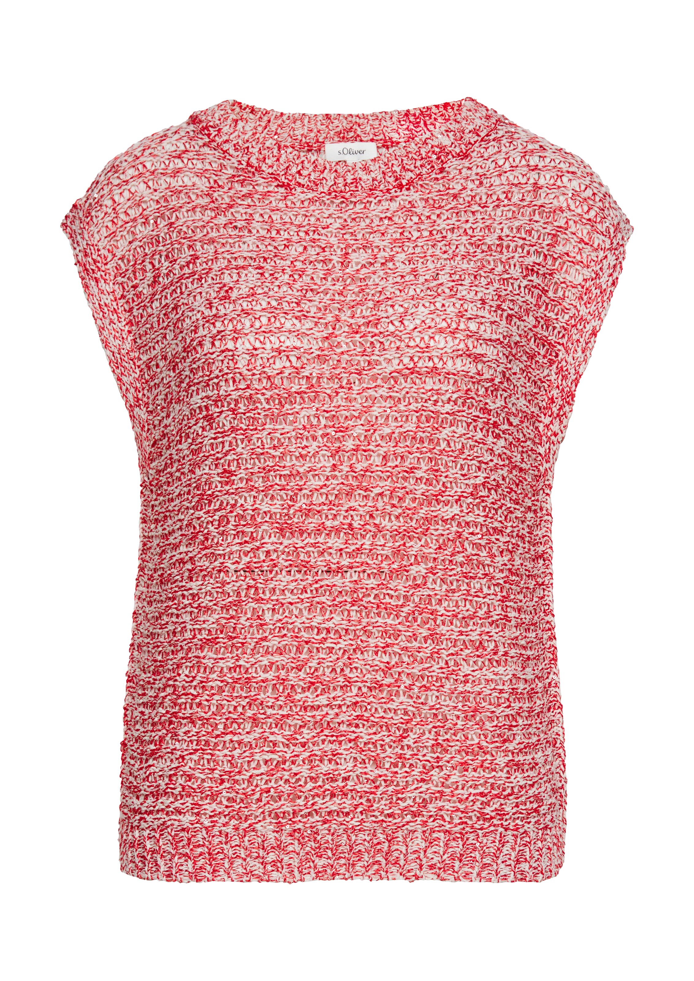 s.Oliver Pullover in Rot: Vorderseite