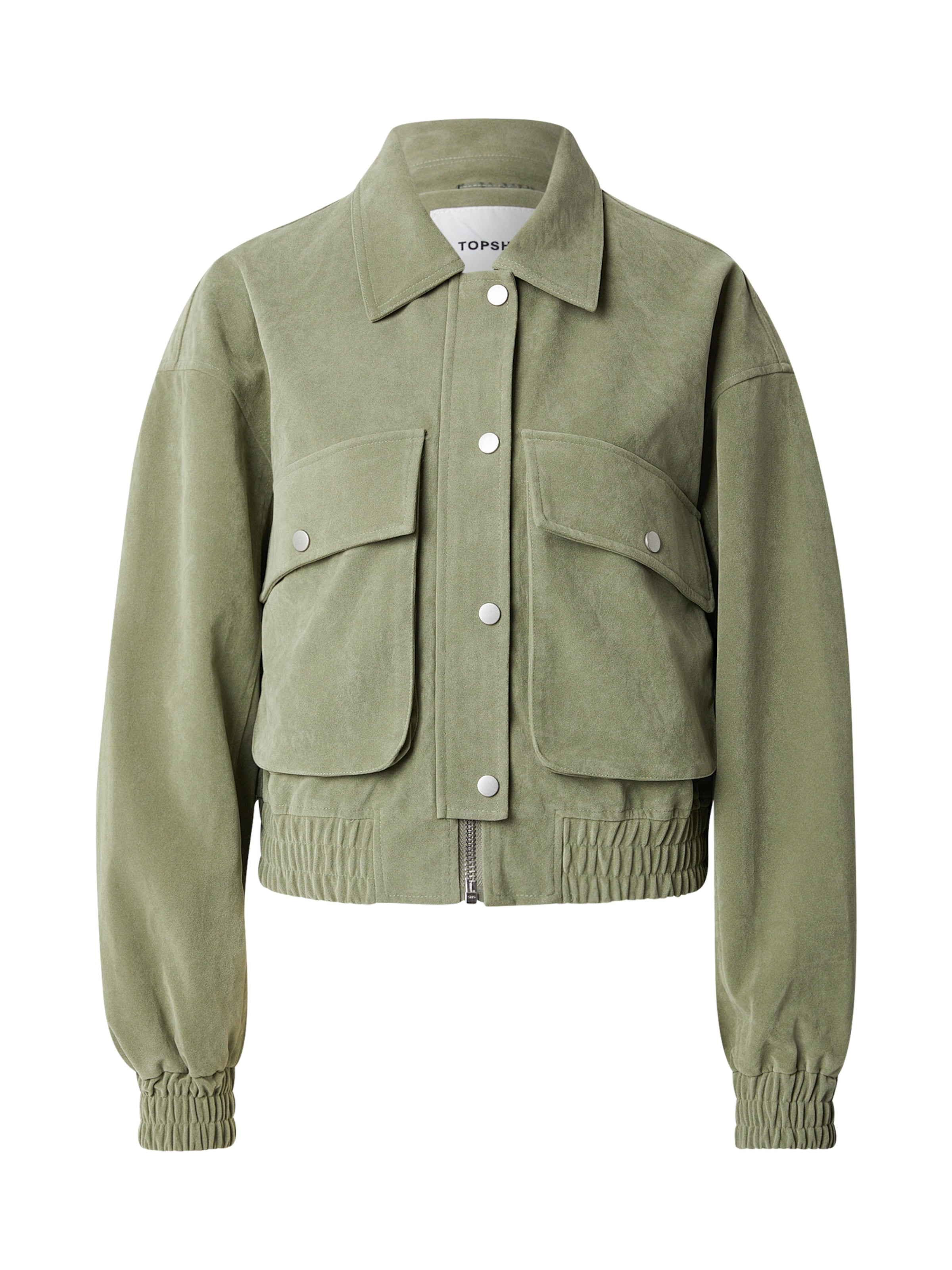 TOPSHOP Преходно яке 'ISABELLA' в пастелно зелено, Преглед на продукта
