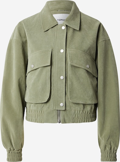 TOPSHOP Prijelazna jakna 'ISABELLA' u pastelno zelena, Pregled proizvoda