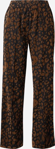 Y.A.S Regular Pantalon 'LEOLA' in Zwart: voorkant