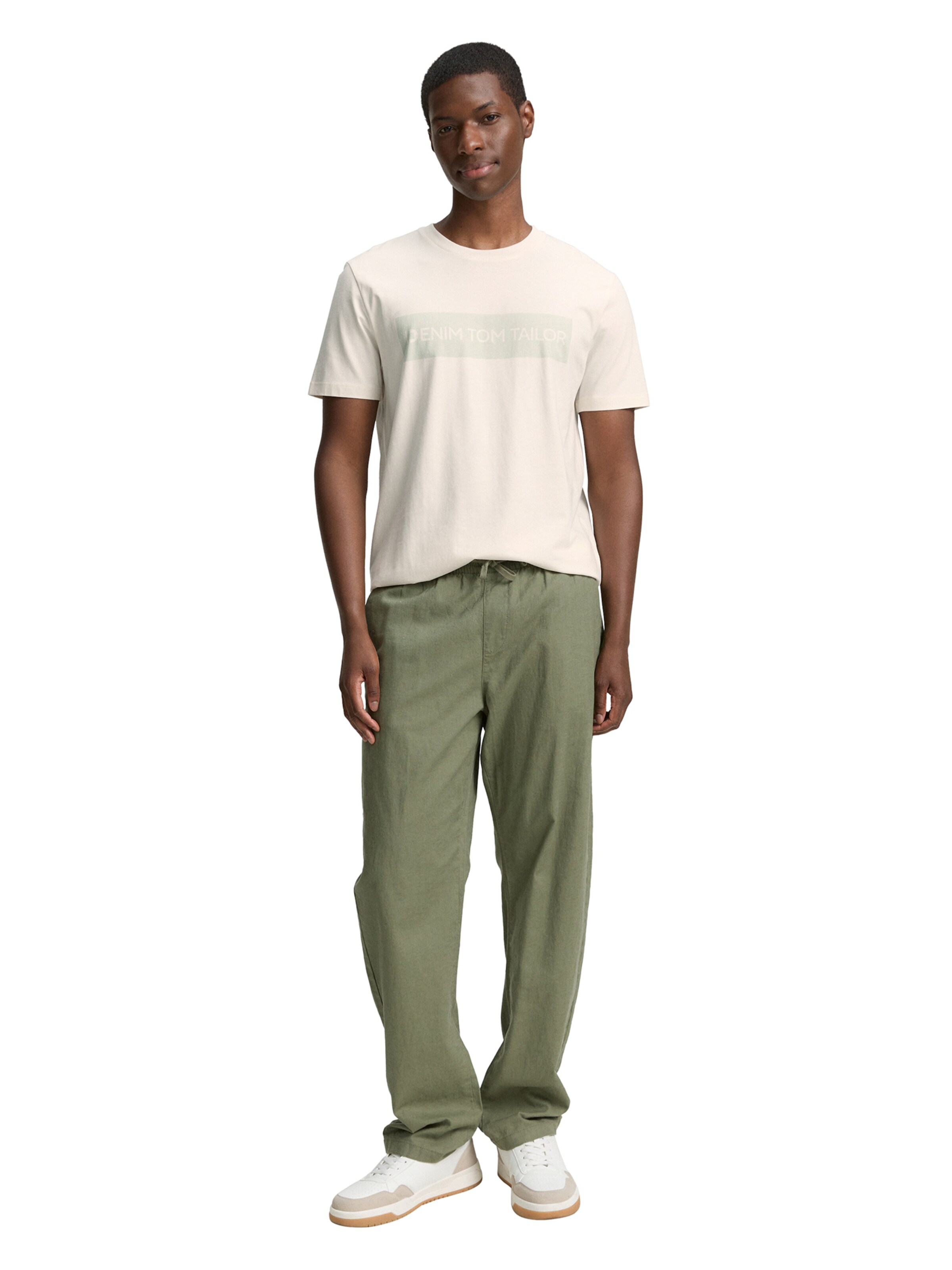 T-Shirt TOM TAILOR DENIM en blanc