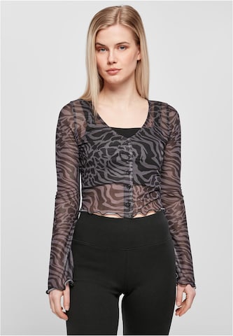 Urban Classics Blouse in Black: front