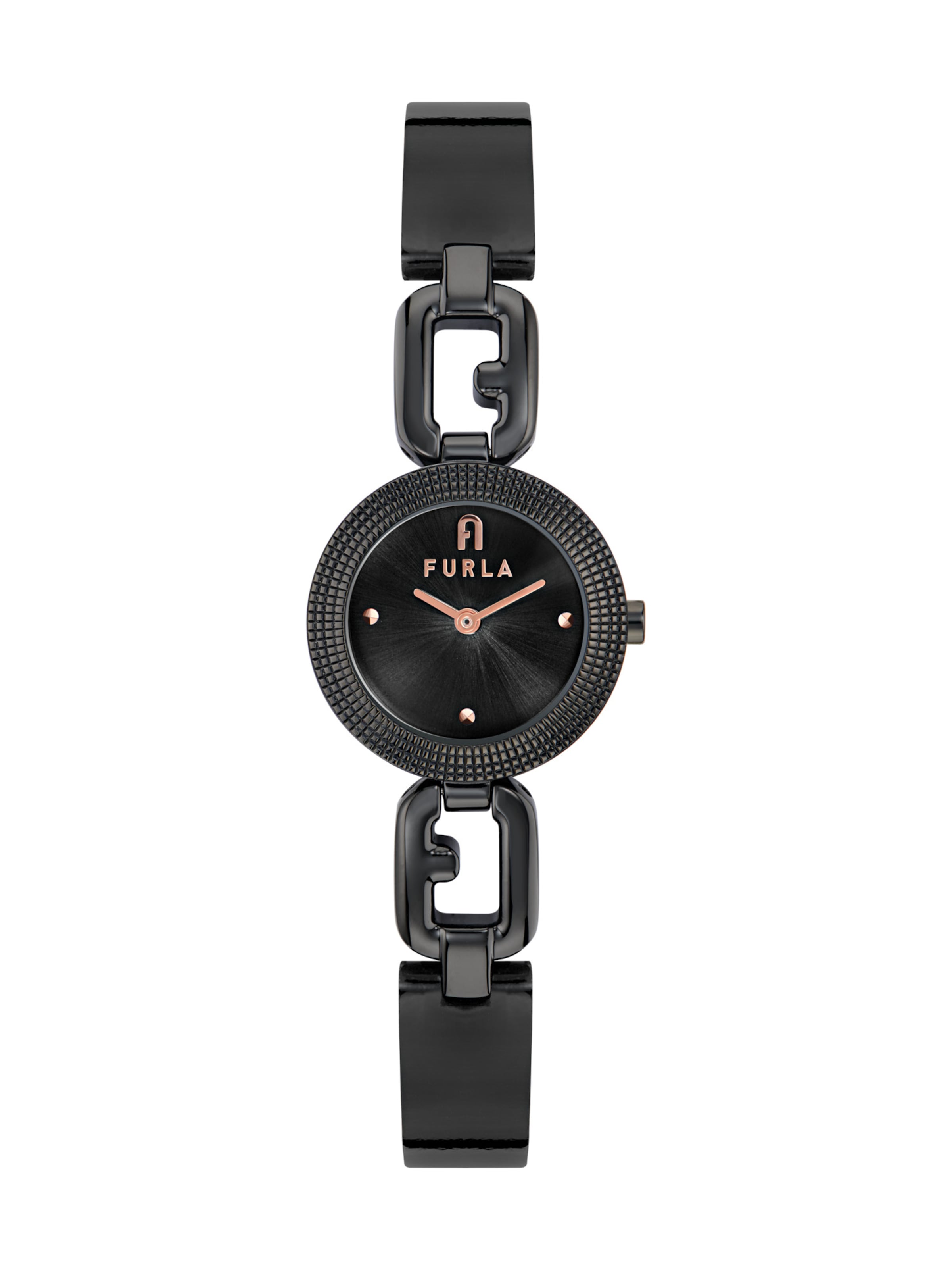 Orologio analogico ' ARCO CHAIN ' di FURLA in nero: frontale