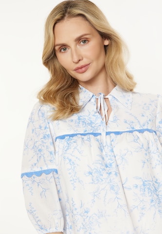 Usha - Blusa en blanco