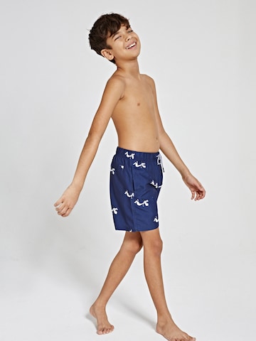 Pantaloncini da bagno 'Snoopy superrr doggg' di Shiwi in blu