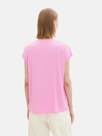 Maglietta di TOM TAILOR DENIM in rosa