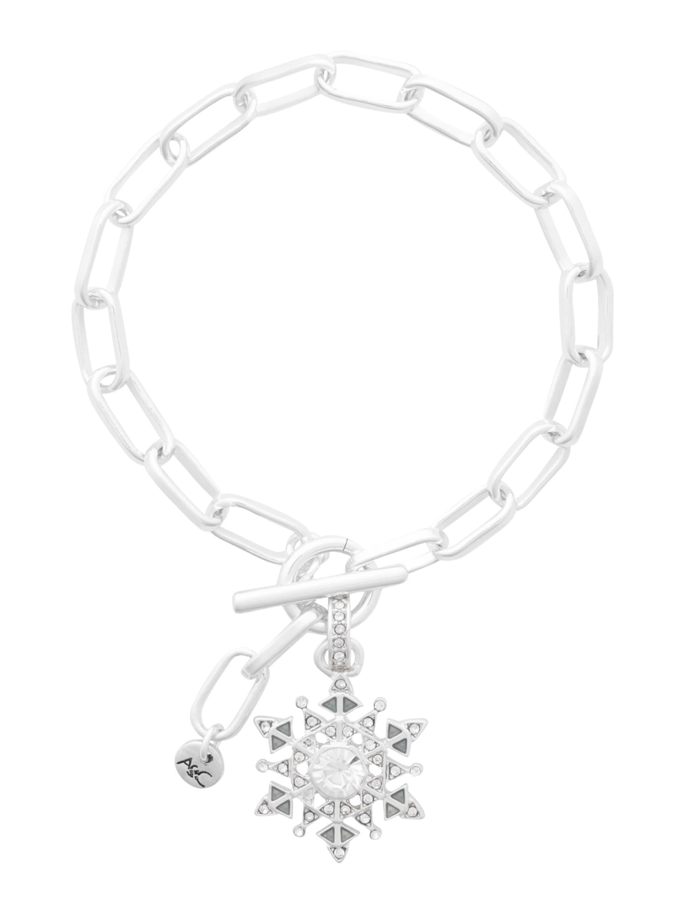 A&C Oslo – Nordic Design Jewellery Bracelet 'Snowflake' in Silver: front