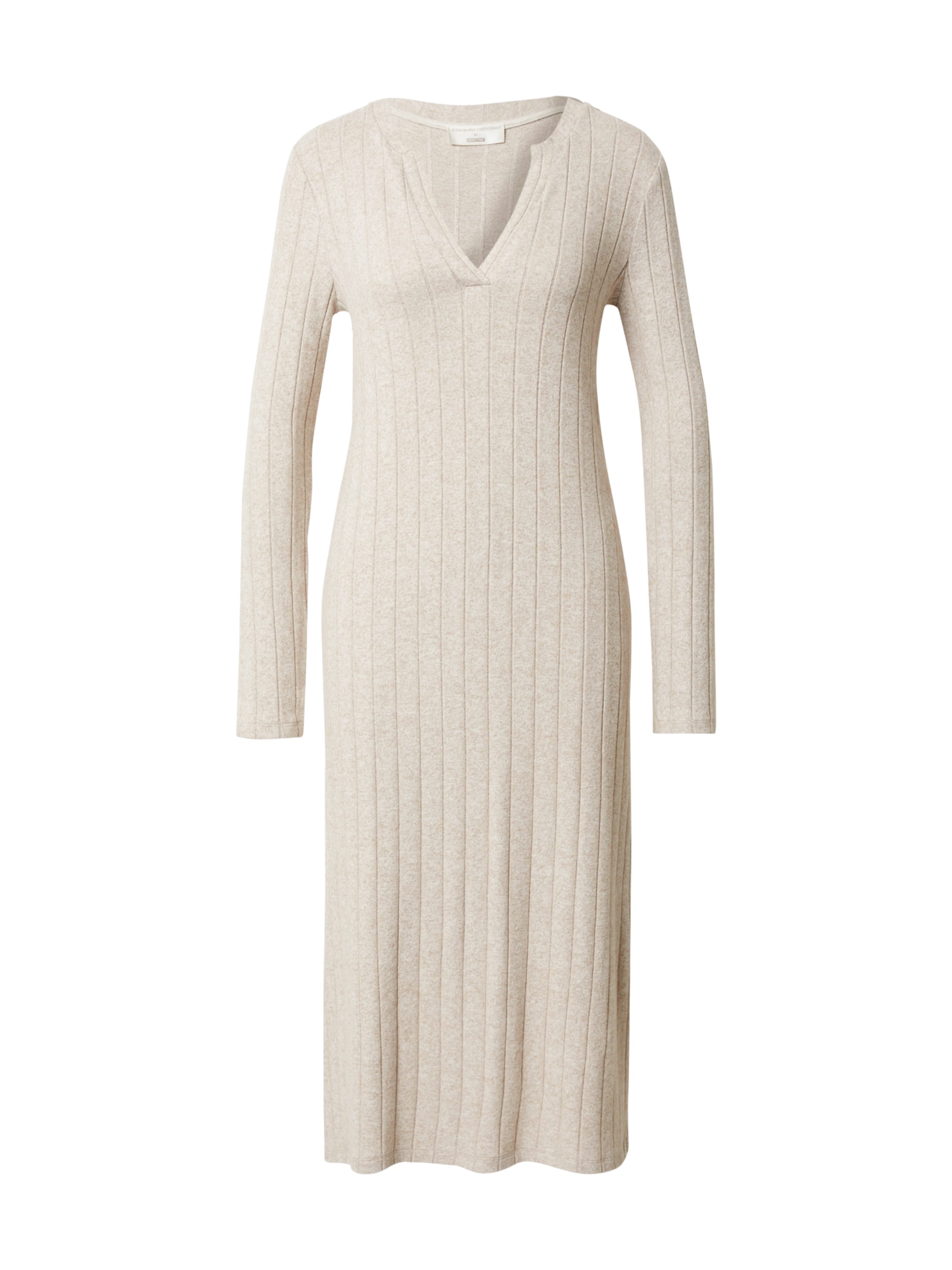 Guido Maria Kretschmer Women - Vestido de punto 'Arika' en beige: frente