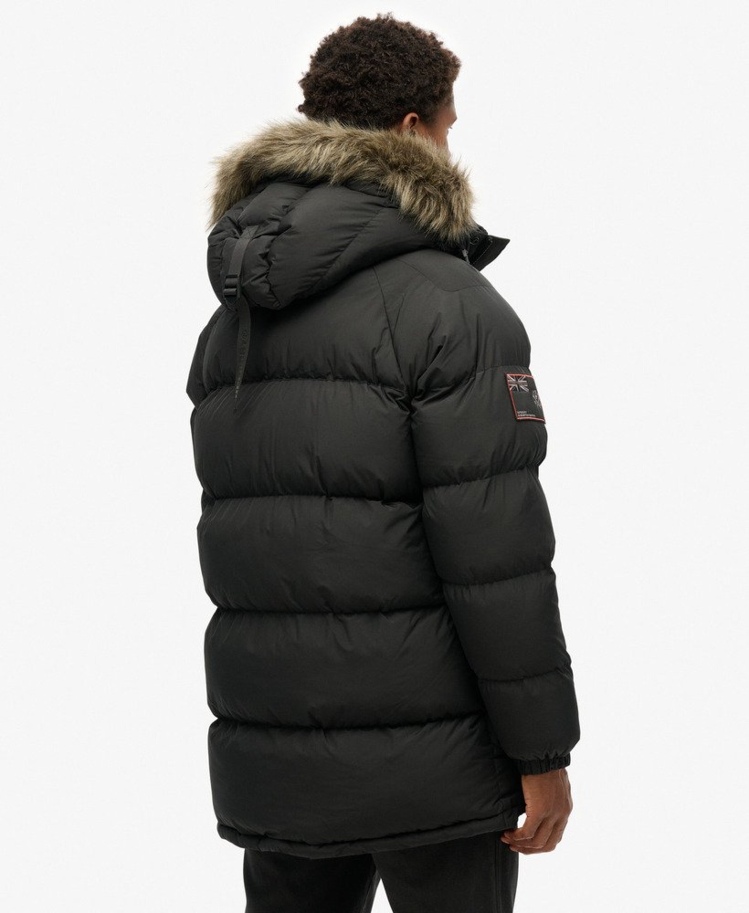 Superdry Winterparka 'Everest' in Zwart