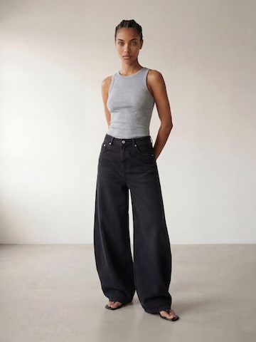 ARMIE Wide leg Jeans 'The Victoria Wide Leg Jeans' in Black: front