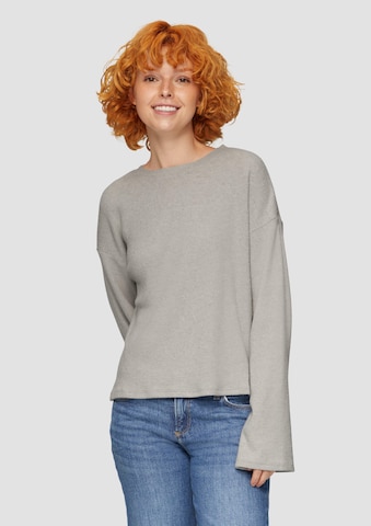 QS Shirt in Grau: Vorderseite