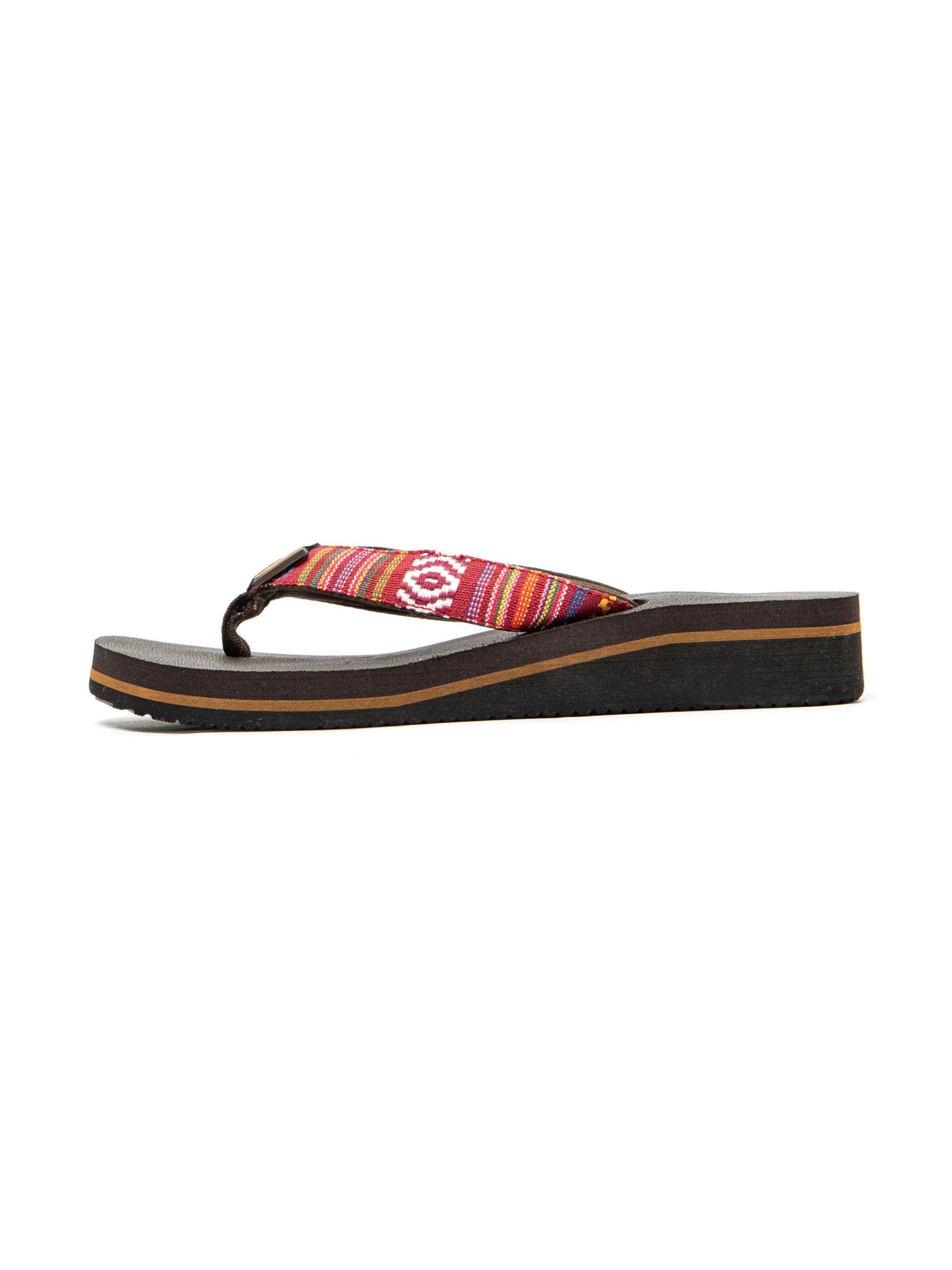 Brasileras Teenslipper 'Maya' in Rood