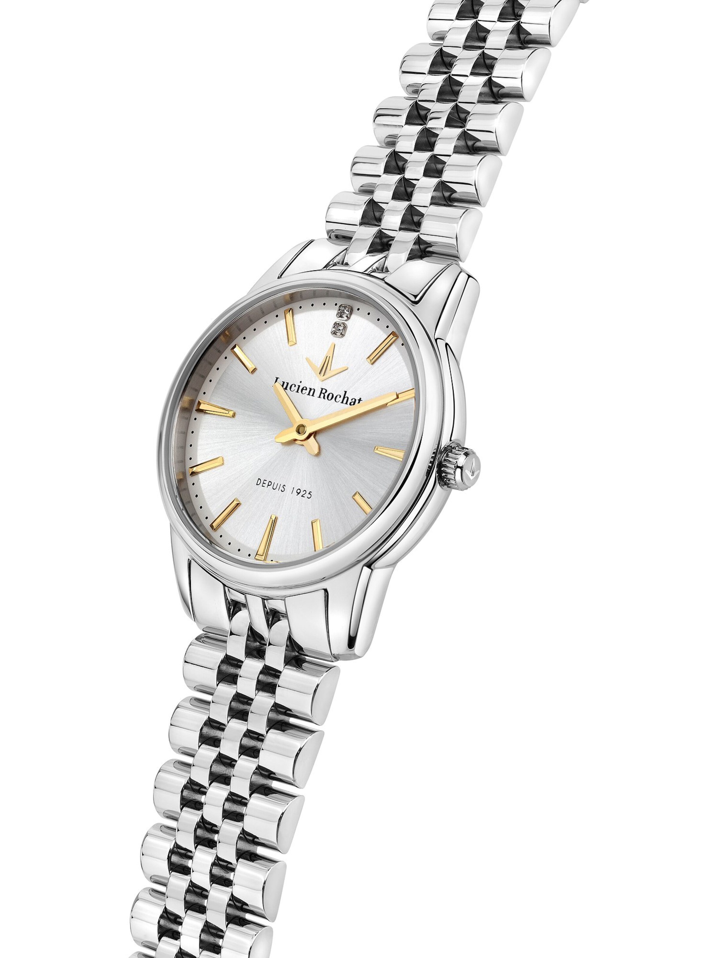 Lucien Rochat Analoguhr in Silber