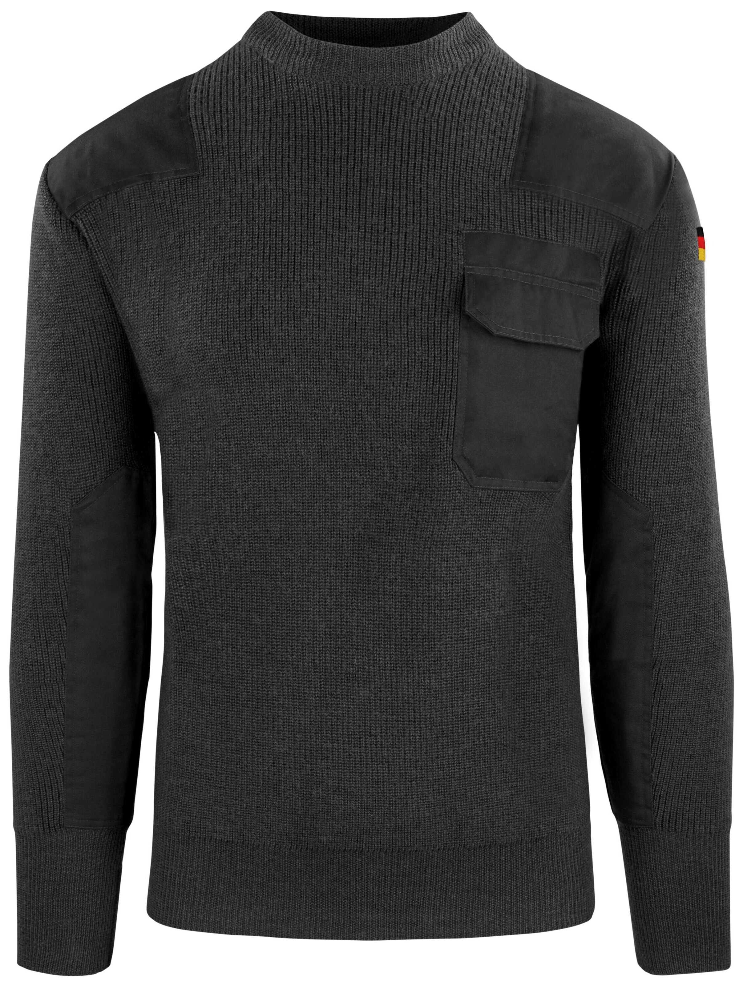 normani Pullover 'Barntrup' in Grau: Vorderseite