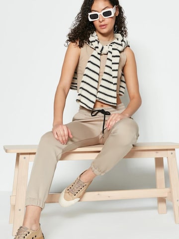 C&City Broek in Grijs: voorkant