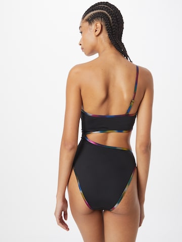 Calvin Klein Swimwear Bustier Uimapuku 'Pride' värissä musta