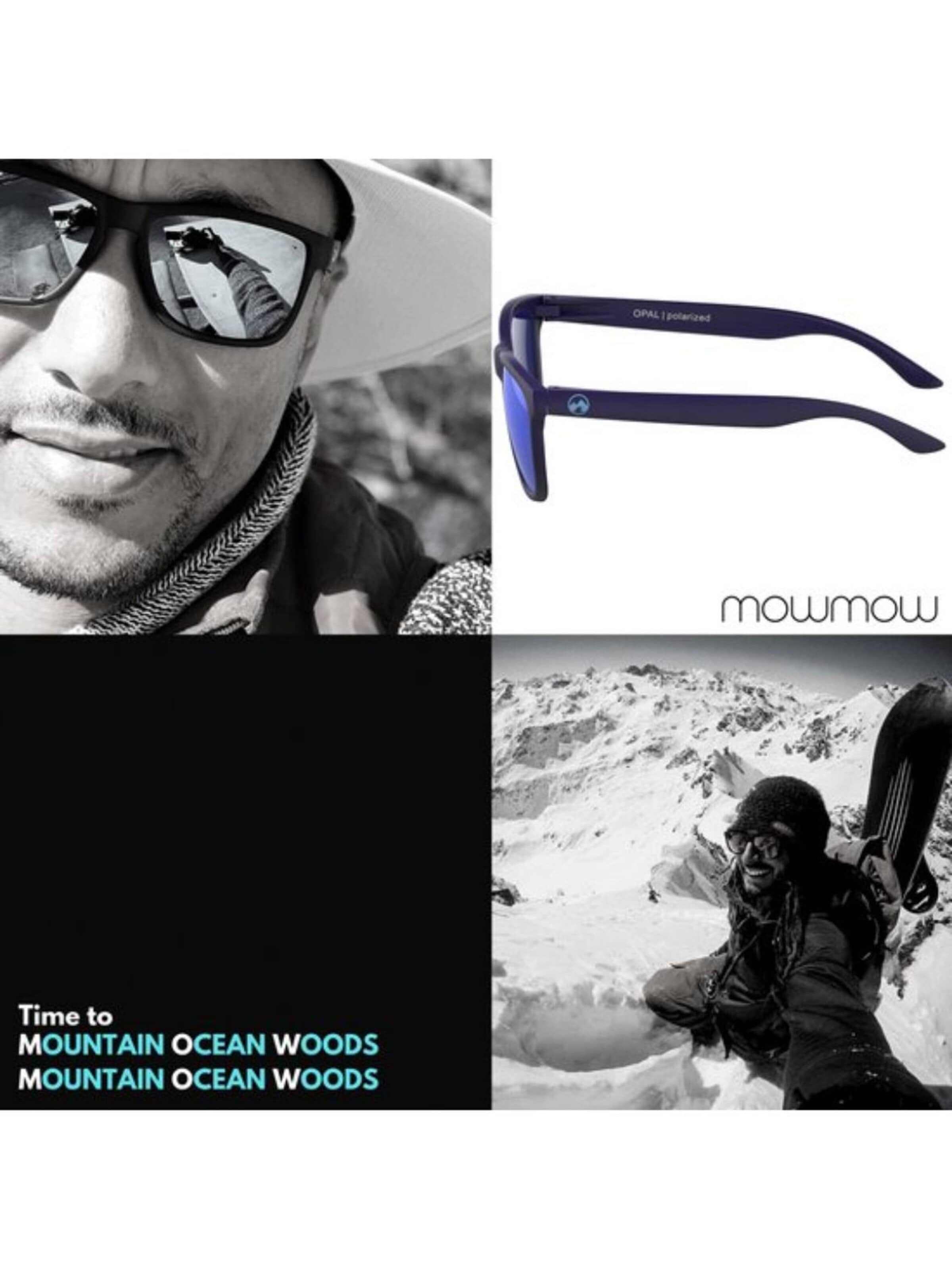 Lunettes de soleil sport 'MowMow Opal LIMITED Sunglasses - Polarized - Men - Women' Mowmow en bleu