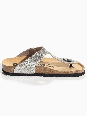 Bayton - Sandalias de dedo 'Mercure' en plata