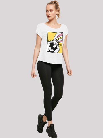 T-shirt 'Looney Tunes Bugs Bunny Laughing' F4NT4STIC en blanc