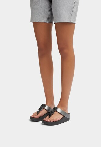 FitFlop T-Bar Sandals 'Dianette' in Black