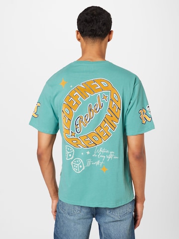Redefined Rebel T-Shirt 'River' in Blau