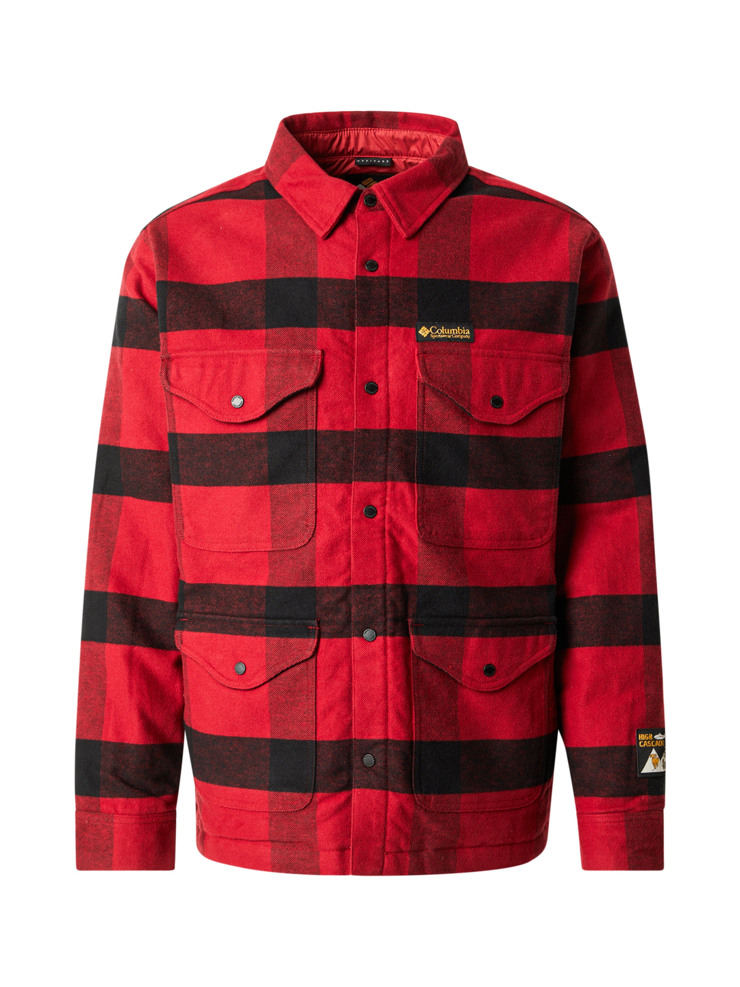 COLUMBIA Regular fit Λειτουργικό πουκάμισο 'High Cascades™' σε κόκκινο: μπροστά