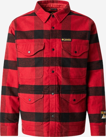 raudona COLUMBIA Standartinis modelis Funkciniai marškiniai 'High Cascades™': priekis