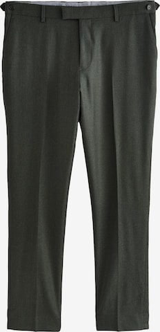 Slimfit Pantaloni con piega frontale di Next in verde: frontale