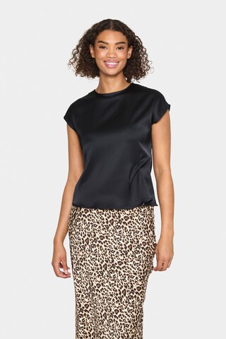 SAINT TROPEZ Blouse 'Zovi' in Black: front