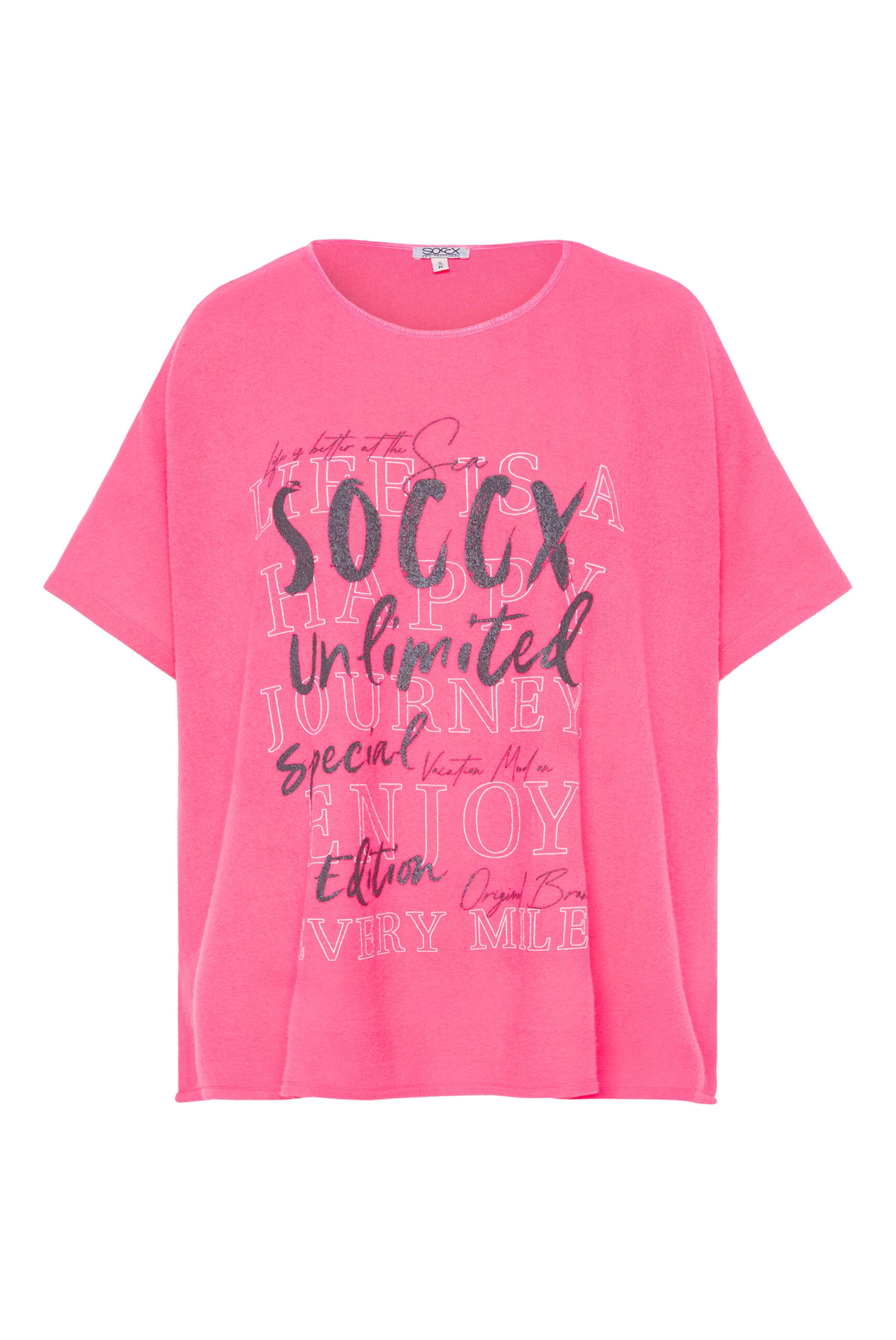 Soccx Shirt in Pink: Vorderseite