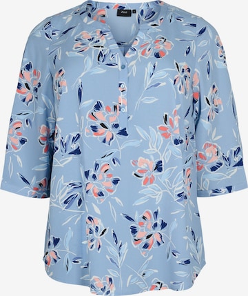 Zizzi Blouse 'Caanni' in Blue: front