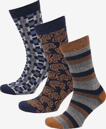 Real Guys Socks in Beige: front