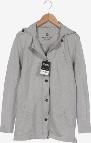 MUD Jeans Sweatshirt & Zip-Up Hoodie in L in Grey: front