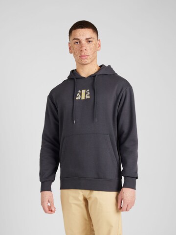 JACK & JONES Sweatshirt 'BRADLEY' in Grijs: voorkant