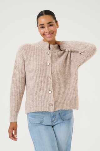 Cardigan 'Ane' Kaffe en beige : devant