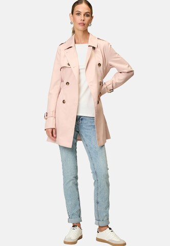 Manteau mi-saison zero en rose