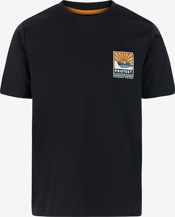 PROTEST Shirt 'PRTTarrant' in Schwarz: Vorderseite