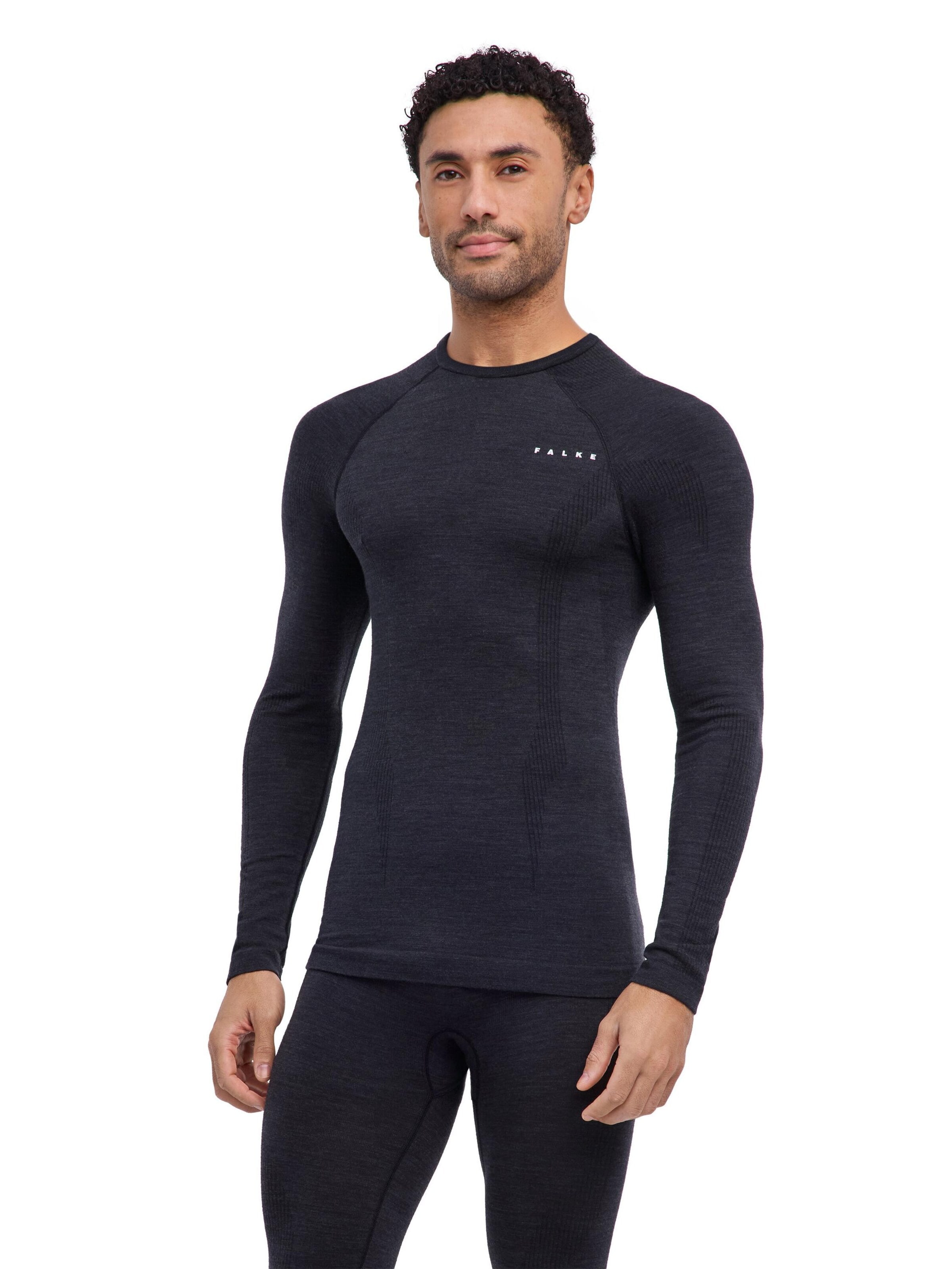 FALKE Base Layer‌‌‌‌‌‌‌‌ in Schwarz: Vorderseite
