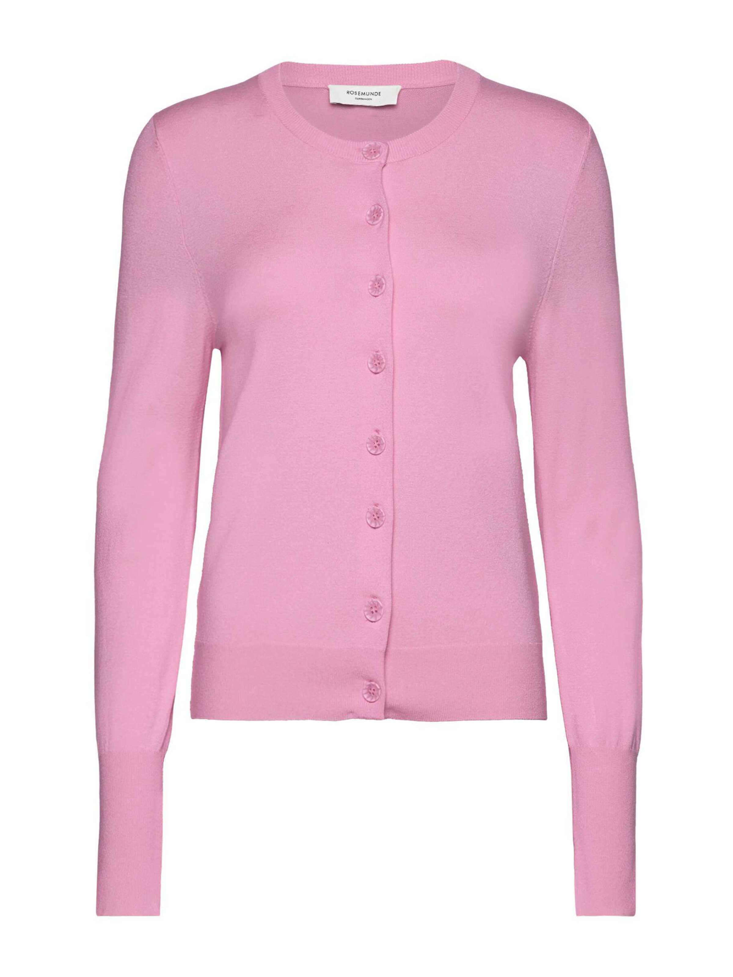 Geacă tricotată 'Denise' de la rosemunde pe roz: față