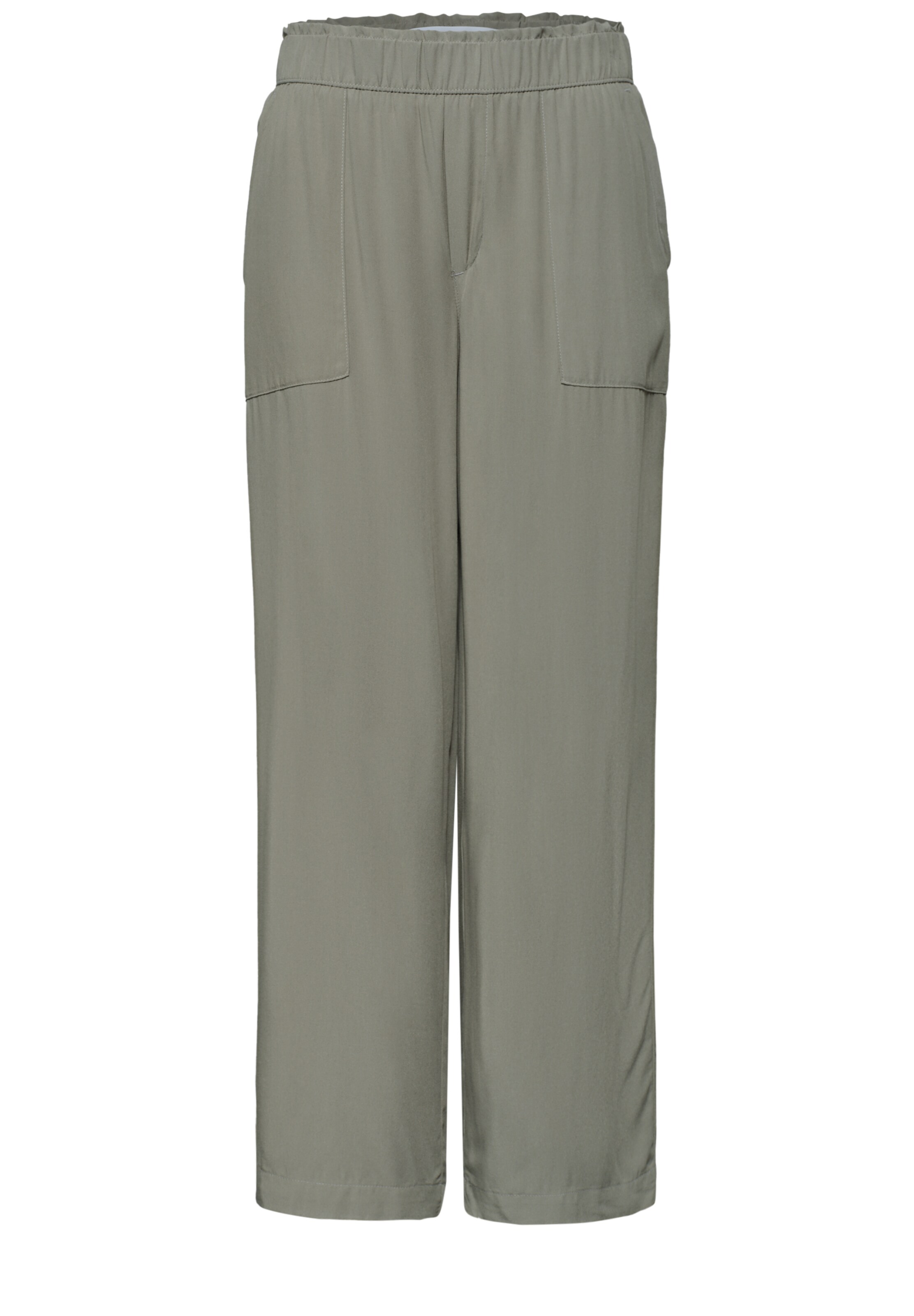 Street One Studio Loosefit Hose in Grün: Vorderseite
